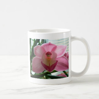 roze cymbidium koffiemok
