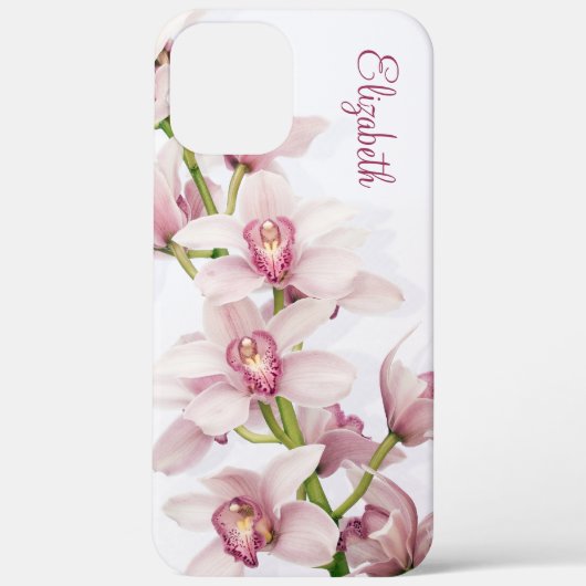 Roze Cymbidium Orchidee Bloemen Case-Mate iPhone Case (Achterkant)