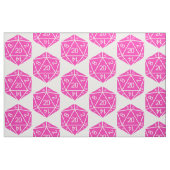 Roze D20-doestverbinding Stof (Fat Quarter)