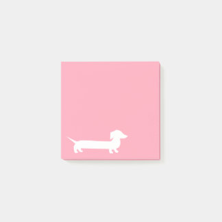 Roze Dachshund Cute Doxie Post-it® Notes