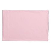 Roze Dachshund Pillow Hoesje - Aangepaste naam Kussensloop (Achterkant)