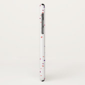 Roze dachshund Waterverf Art Confetti Case-Mate iPhone Case (Achterkant/links)