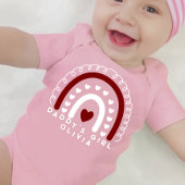 Roze Daddy's Girl Baby Bodypakje Romper