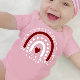 Roze Daddy's Girl Baby Bodypakje Romper
