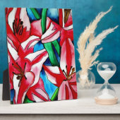 Roze dag laly waterverf art schilderij fotoplaat (Zijkant)