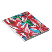 Roze dag laly waterverf art schilderij notitieblok (Schuin)