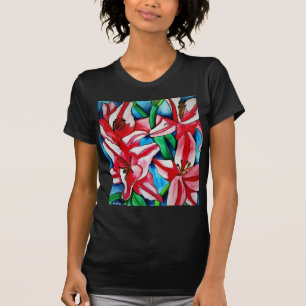 Roze dag laly waterverf art schilderij t-shirt