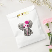 Roze dag van de dode olifant bedankzakje (Gezegeld)