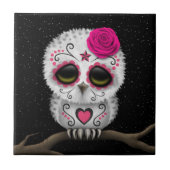 Roze dag van de dode suikerriet tegeltje (Voorkant)