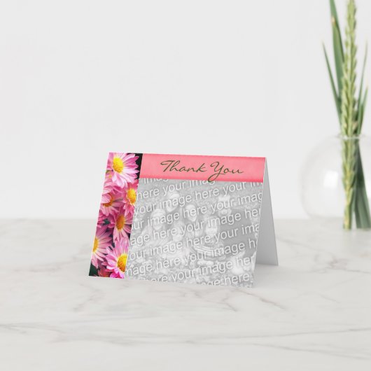 Roze dagen, bedankt voor je fotokaart (Voorkant)