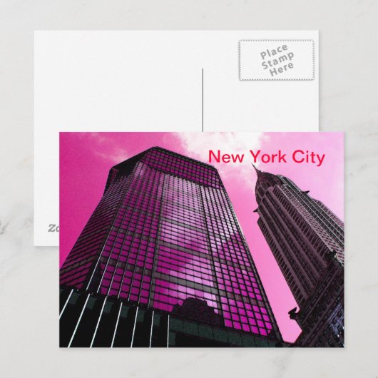 Roze dagen Briefkaart (Voorkant / Achterkant)