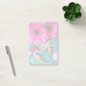 Roze dagen en zeepaardjes met zeepstaarten post-it® notes (Kantoor)