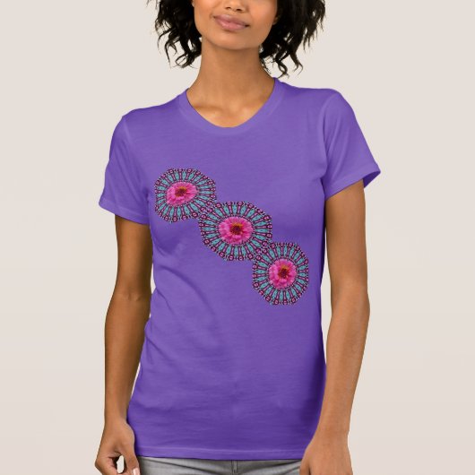 Roze dagen in Crystal Light T-Shirt (Voorkant)
