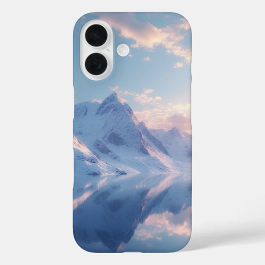 Roze Dageraad Alpen Spiegel Case-Mate iPhone Case (Achterkant)