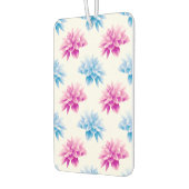 Roze dahlia, blauwe dahla, bloemmotief, bloemen luchtverfrisser (Links)