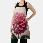 Roze Dahlia Bloem Botanisch Schort (Insitu)