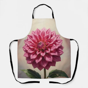 Roze Dahlia Bloem Botanisch Schort
