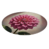 Roze Dahlia Bloem Botanisch Snijplank (Hoek)