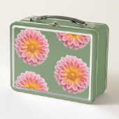 Roze Dahlia en dauwdruppels (Voorkant)