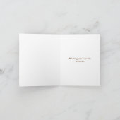 Roze Dahlia Floral Foto Persoonlijk Word Binnenkor Kaart (Binnen)