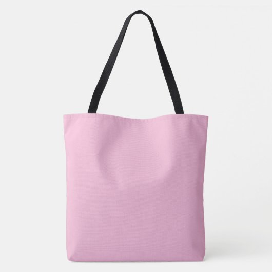 Roze Dahlia Flower Canvas tas (Achterkant)