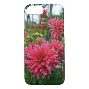 Roze dahlia flower tuin iphonecase 	iPhone 8/7 hoesje