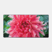 Roze Dahlia fotografie, Canadese bloem Bureaumat (Voorkant)