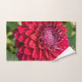 Roze Dahlia fotografie, Canadese bloem Handdoek (Handdoek)