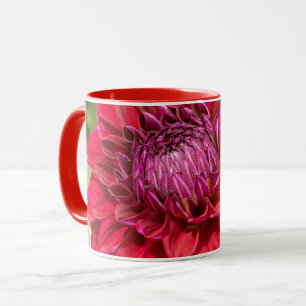 Roze Dahlia fotografie, Canadese mooie bloem Mok