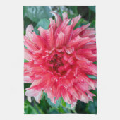 Roze Dahlia fotografie, Canadese schoonheid Theedoek (Verticaal)
