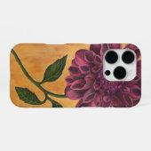 Roze Dahlia iPhone 16 Pro Hoesje (Achterkant horizontaal)