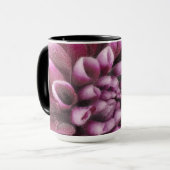 Roze Dahlia mok (Voorkant links)
