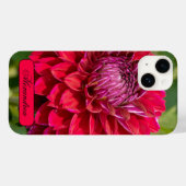 Roze Dahlia, mooie bloem fotografie Case-Mate iPhone Case (Achterkant (horizontaal))