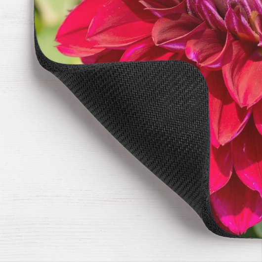 Roze Dahlia, mooie bloem fotografie Muismat (Hoek)