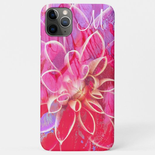 Roze Dahlia-telefoondraagtas van fijne hoogte Case-Mate iPhone Case (Achterkant)