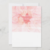 Roze Dahlia Trouwupdate in Pastel Kleur Kaart (Achterkant)