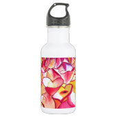 Roze Dahlia waterverf fijne kunst Waterfles (Voorkant)