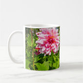 Roze Dahlias (Otto's Thrill) Koffiemok (Links)