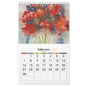 Roze Daises 2025 Bloemenkalender Kalender (Feb 2027)