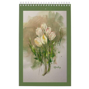 Roze Daises 2025 Bloemenkalender Kalender