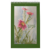 Roze Daises 2025 Bloemenkalender Kalender (Hoes)