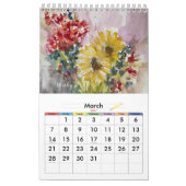 Roze Daises 2025 Bloemenkalender Kalender (Mar 2027)