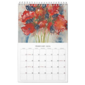 Roze Daises 2025 Bloemenkalender Kalender (Feb 2026)