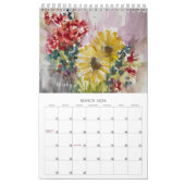 Roze Daises 2025 Bloemenkalender Kalender (Mar 2026)