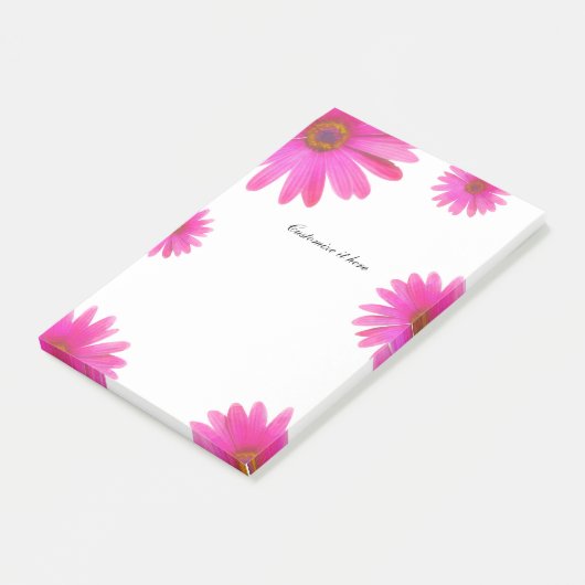 Roze Daisies Bloemen Daisy Elegant Country Spring Post-it® Notes (Schuin)