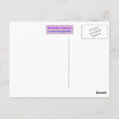 Roze Daisies Briefkaart (Achterkant)