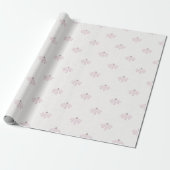 Roze Daisies Cadeaupapier (Uitgerold)