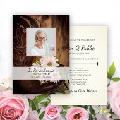 Roze Daisies Cowboy Boot Westerne Dood Jubileum Kaart