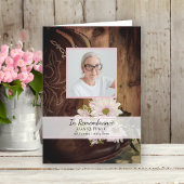 Roze Daisies Cowboy Boots Westerne begrafenisdiens Programma