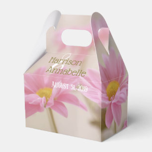 Roze Daisies Elegante Favoriete Dozen Romantische Bedankdoosjes
